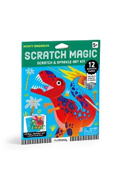Mighty Dinosaurs Scratch Magic: Scratch & Sparkle Art Kit -