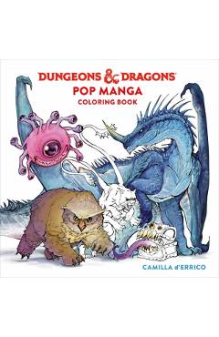 Dungeons & Dragons: A Pop Manga Coloring Book - Camilla D'errico