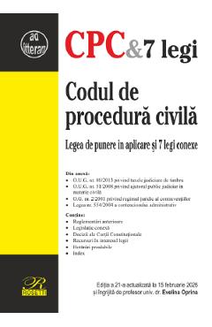Codul de procedura civila Ed.21 Act.15 Februarie 2026