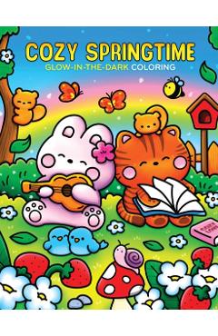 Cozy Springtime Glow-In-The-Dark Coloring -