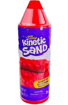Kinetic Sand: Creion rosu cu stampila