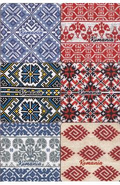 Set 6 suporturi pentru pahare. Motive traditionale