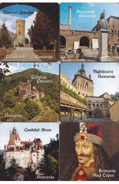 Set 6 suporturi pentru pahare. Vlad Tepes