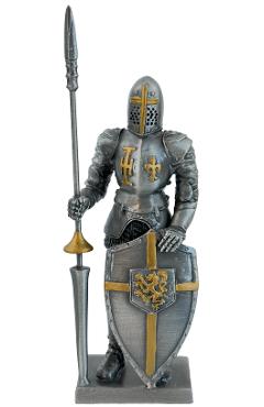 Soldatel de colectie din plumb: Pedestru cu scut dragon