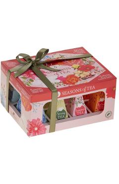 Set ceai: 4 arome x 3 pliculete. New Joyfull Pyramid Tea Box