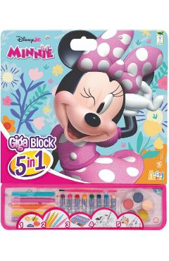 minnie draguta - set pentru desen giga block 5 in 1