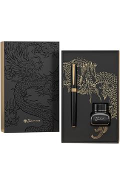 Set Dragon Stilou si calimara cerneala