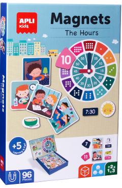 Joc magnetic 96 piese: Invatam ceasul