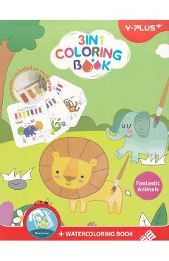 Carte de activitati 3 in 1. Fantastic Animals - YPLUS Carte de activitati 3 in 1. Fantastic Animals - YPLUS