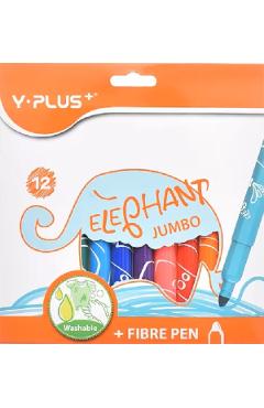 Set 12 carioci Jumbo. Elephant