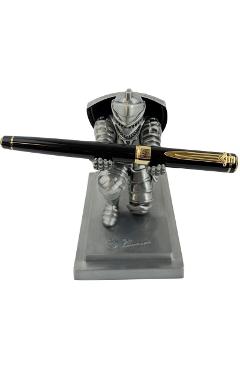 Set Stilou cavaler negru cu suport tip cavaler