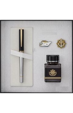 Set Sea Captain: Stilou + calimara + 2 insigne metalice