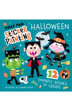 First Fun Sticker Painting: Halloween
