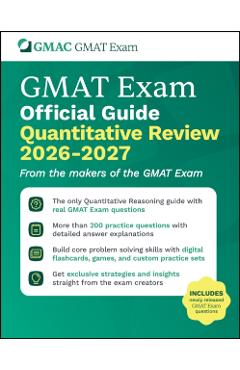 GMAT Official Guide Quantitative Review 2026 - 2027: Book + Online Question Bank -