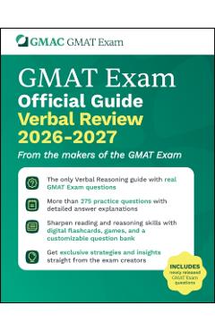 GMAT Official Guide Verbal Review 2026 - 2027: Book + Online Question Bank -