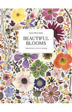 Beautiful Blooms Wrapping Paper Book - Rachel Parri