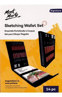 Set schite cu penar 14 piese. Mont Marte