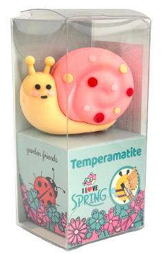 Ascutitoare Garden Friends 3D. Melc roz