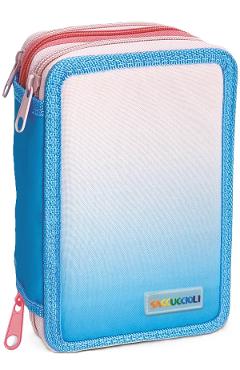 Penar echipat: Color Block. Roz-bleu