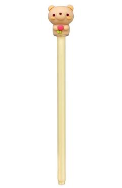 Pix cu gel Flowers Lovers 3D. Bej. Ursulet bej