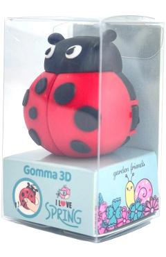 Radiera Garden Friends 3D. Buburuza