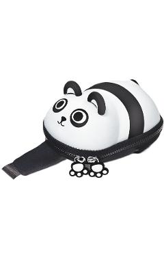 Mini rucsac animaletti rigid. Alb-negru