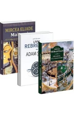 Pachet 3 carti: Adam si Eva + Maitreyi + Orasul cu salcami - Liviu Rebreanu, Mircea Eliade, Mihail Sebastian
