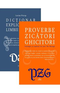 Pachet 2 carti: DEX + Proverbe, zicatori, ghicitori - Lucian Pricop - CARTEX Pachet 2 carti: DEX + Proverbe, zicatori, ghicitori - Lucian Pricop - CARTEX