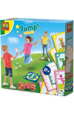 Joc elastic cu trucuri: Sari! Animale