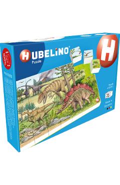 Puzzle: Lumea dinozaurilor - Imagine 1