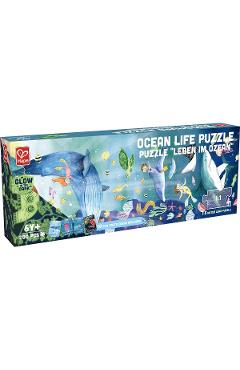 Puzzle fotoluminescent. Viata acvatica