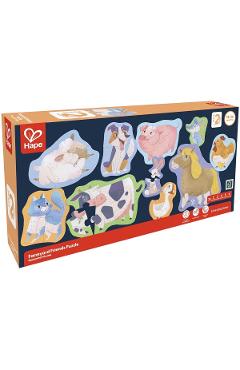 Set 10 puzzle-uri. Prietenii de la ferma