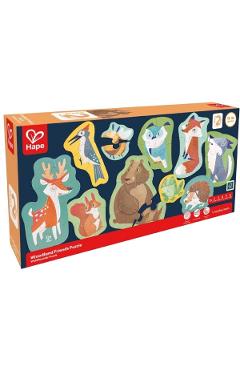 Set 10 puzzle-uri. Prietenii padurii