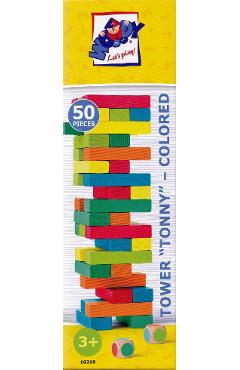 Turnul Tonny cu piese colorate