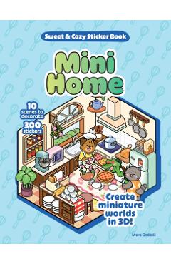Mini Home Sweet & Cozy Sticker Book - Marc Ordiali