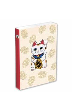 Journal Lucky Cat (Maneki Neko), Lined Paperback: Blank Lined 144 Page A5 Notebook -