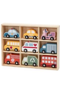 Set vehicule de oras in cutie de depozitare