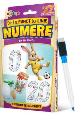 De la punct la linie: Numere. 27 de cartonase educative - Inesa Tautu - DORINTA De la punct la linie: Numere. 27 de cartonase educative - Inesa Tautu - DORINTA