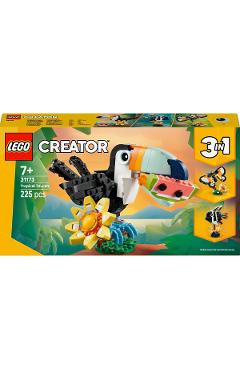 Lego Creator 3 in 1: Animale salbatice. Tucan tropical