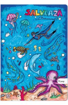 Set 5 caiete A5 dictando: Strigatul oceanului