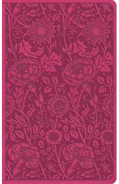 ESV Vest Pocket New Testament with Psalms and Proverbs, Red Letter (Trutone, Berry, Floral Design) -