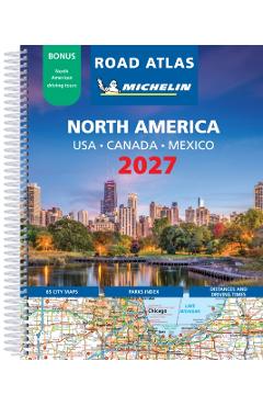 Michelin North America Road Atlas 2027: Usa, Canada, Mexico -