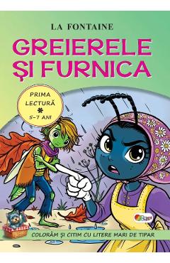 Greierele si furnica. Prima lectura 5-7 ani - Jean de la Fontaine - ROXEL CART Greierele si furnica. Prima lectura 5-7 ani - Jean de la Fontaine - ROXEL CART
