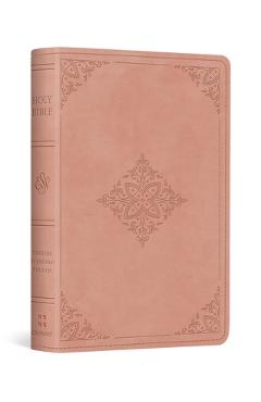 ESV Vest Pocket New Testament with Psalms and Proverbs, Red Letter (Trutone, Blush Rose, Fleur-De-Lis Design) -