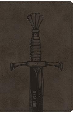 ESV Compact Bible (Trutone, Silver, Sword Design) -