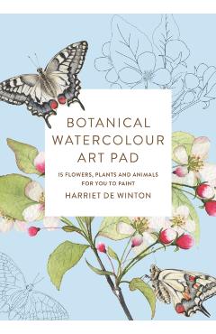 Botanical Watercolour Art Pad - Harriet De Winton