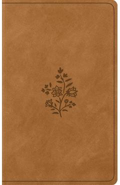 ESV Vest Pocket New Testament with Psalms and Proverbs, Red Letter (Trutone, Nubuck Caramel, Wildflower Design) -
