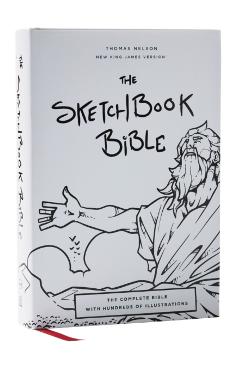 The Sketchbook Bible: The Complete Bible with Hundreds of Illustrations (Nkjv, Hardcover, Red Letter, Comfort Print) - Paul Mignard