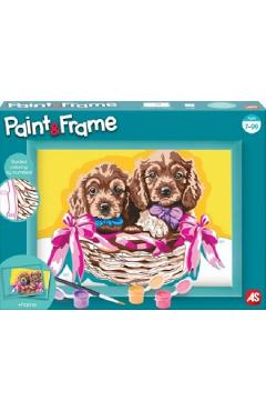 Picteaza si inrameaza: Catelusi adorabili