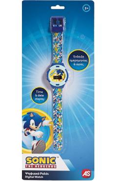 Ceas digital: Sonic. Albastru